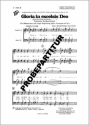 Gloria in excelsis deo f�r M�nnerchor und Orgel Orgelpartitur