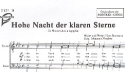 Hohe Nacht der klaren Sterne für Männerchor a cappella Partitur (dt)