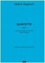 Quintette Re mineur op.8 por flute, hautbois, clarinette, bassoon et piano parties