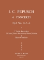 Concerto in f Major op.8,6 for 2 alto recorders and bc Partitur und 5 Stimmen