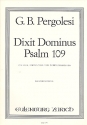 Dixit Dominus fr Soli (SSATB), Doppelchor (SSATB) und Orchester Klavierauszug
