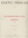 Septett Es-Dur op.62 fr Klarinette, Horn, Fagott, Streichtrio und Kontraba 7 Stimmen