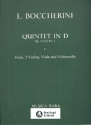 Quintett D-Dur Nr.1 op.21,1 fr Flte und Streichquartett Stimmen
