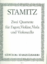 2 Quartette op.19,5-6 fr Fagott, Violine, Viola und Violoncello 4 Stimmen
