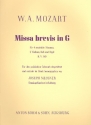 Missa Brevis G-Dur KV140 für Soli, Chor und Streicher Orgelauszug