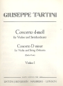 Konzert d-Moll fr Violine und Streichorchester Violine 1