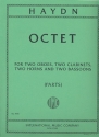 Octet F major for 2 oboes, 2 clarinets, 2 horns and 2 bassoons parts