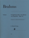 Variationen ber ein Thema von Paganini op.35 fr Klavier