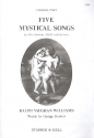 5 Mystical Songs for baritone solo, mixed chorus and orchestra vocal score