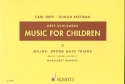 Music for Children vol.2 - major drone bass-triads für 4 Blockflöten (SATB) score