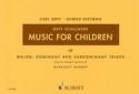 Music for Children vol.3 - major dominant and subdominant triads fr 4 Blockflten (SATB) score