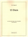 13 Duos für Flöte (vl, ob, bfl) und Violoncello,  Spielpartitur