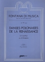 Danses polonaises de la renaissance zu 4 Stimmen