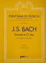 Sonate G-Dur BWV1021 fr Violine und Gitarre Spielpartitur
