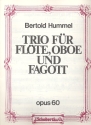 Trio op.60 für Flöte, Oboe und Fagott Partitur und Stimmen