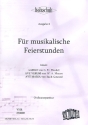 Fr musikalische Feierstunden Band 2 fr Akkordeonorchester Partitur