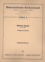 Te Deum D-Dur fr gem Chor und Orchester 17 Stimmen