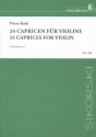 24 Capricen fr Violine solo