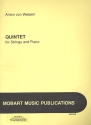 Quintet  for string quartet and piano parts