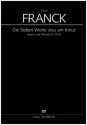 Die sieben Worte Jesu am Kreuz fr Soli (STB), Chor und Orchester Klavierauszug