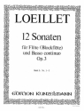 12 Sonaten op.3 Band 1 (Nr.1-3) fr Flte und Bc