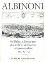 6 baletti e sonate Band 1 op.8,1-2 fr 2 Violinen, Violoncello und Bc Stimmen