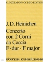 Concerto F-Dur fr 2 Corni da caccia und Streicher Partitur