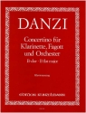 Concertino B-Dur op.47 fr Klarinette, Fagott und Orchester Klavierauszug mit Solo-Stimmen