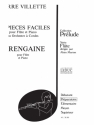 SIX PIECES FACILES POUR FLUTE ET PIANO OU ORCHESTRE A CORDES 4., RENGAINE      PARTITION+1PARTIE  V