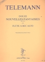 12 nouvelles fantaisies (nos.13-24) pour flte  bec alto seule