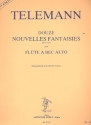 12 nouvelles fantaisies (nos.13-24) pour flte  bec alto seule