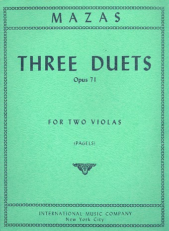 Duet op.30 no.3 for 2 violoncellos parts