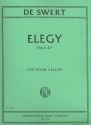 Elegy op.47 for 4 violoncellos 4 parts