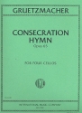 Concecration Hymn op.65 for 4 violoncellos Score and 4 parts