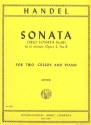 Sonata g minor op.2,8 for 2 cellos and piano