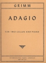 Adagio G major for 2 violoncellos and piano