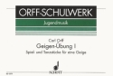 Geigen-bung Heft 1 fr Violine Spielpartitur