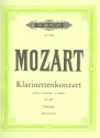 Konzert A-Dur KV622 fr Klarinette und Orchester Partitur