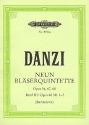 9 Blserquintette Band 3 (op.68,1-3) fr Flte, Oboe, Klarinette, Horn und Fagott,  Studienpartitur