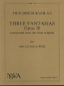 3 FANTASIAS OP.38 FOR SOLO CLA- RINET IN B FLAT (ORIG. FOR FLUTE)