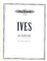 Sunrise for voice, violin and piano,  Score (en)