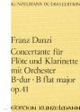 Concertante B-Dur op.41 fr Flte, Klarinette und Orchester Partitur