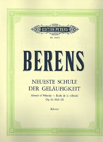 Neueste Schule der Gelufigkeit op.61 Band 3 fr Klavier