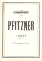 6 Lieder op.40 fr mittlere Singstimme und Klavier (dt)