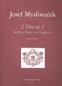 2 Trios op.1 fr Flte, Violine und Violoncello Stimmen