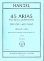 45 Arias from Operas and Oratorios vol.1 for high voice and piano