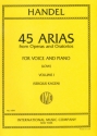 45 Arias from Operas and Oratorios vol.1 for low voice and piano