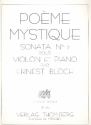 Pome mystique fr Violine und Klavier