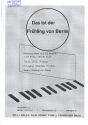Das ist der Frhling von Berlin fr Gesang und Klavier (dt) Einzelausgabe