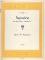 Rigaudon aus der Oper 'Dardanus' fr Klavier